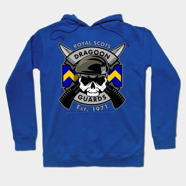 Royal Scots Dragoon Guards Hoodie by TCP